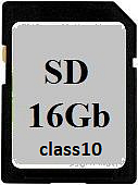 SD 16Gb class10