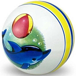 Мяч Дельфин (в ассортименте) д.150мм.