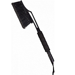 Щетка-скребок для снега и льда 58см, со съемным скребком, мягкая ручка, черная