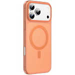 Задняя накладка KEEPHONE AIRSKIN PRO MATTE MAGSAFE CASE для iPhone 17 PRO MAX, ORANGE