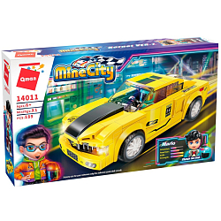 Конструктор QMAN "Гонки-ралли: Автомобиль Шмель" (189 дет., 1 фигурка)