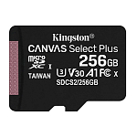 Micro SD 256Gb Kingston Class 10 Canvas Select Plus A1 (100 Mb/s) без адаптера