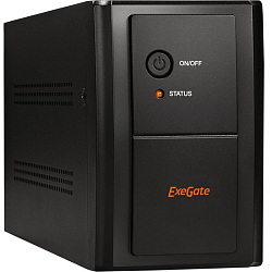 Источник бесперебойного питания ExeGate EP285488RUS SpecialPro UNB-1200.LED.AVR.C13.RJ.USB <1200VA/750W, LED, AVR, 6*IEC-C13, RJ45/11, USB, Black>