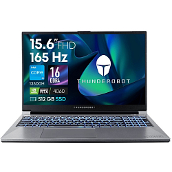 Ноутбук игровой 15.6" Thunderobot 911 M G3 Pro (Intel Core i5-13500H/ 16 GB/ SSD 512 GB/ RTX 4060 8 Гб/ Windows Pro )серый