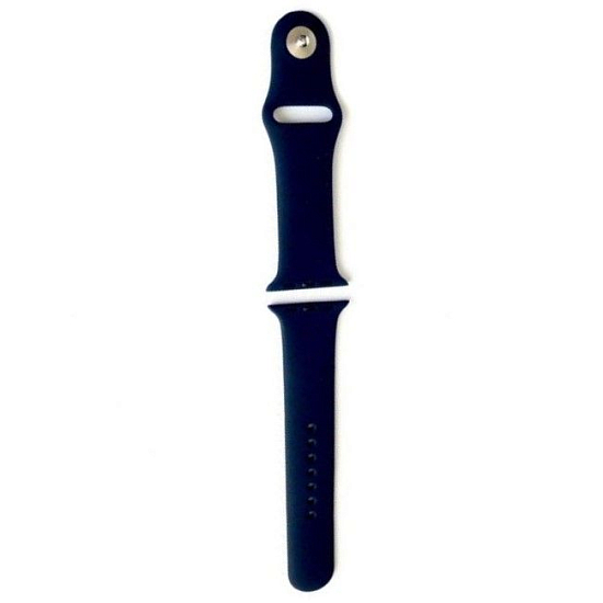 Силиконовый ремешoк NONAME для Apple Watch 42/44мм синий (038) (L)
