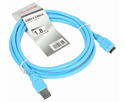 Кабель USB 3.0 <--> microUSB  1.8м TELECOM TUS717-1.8M (6926123463154)