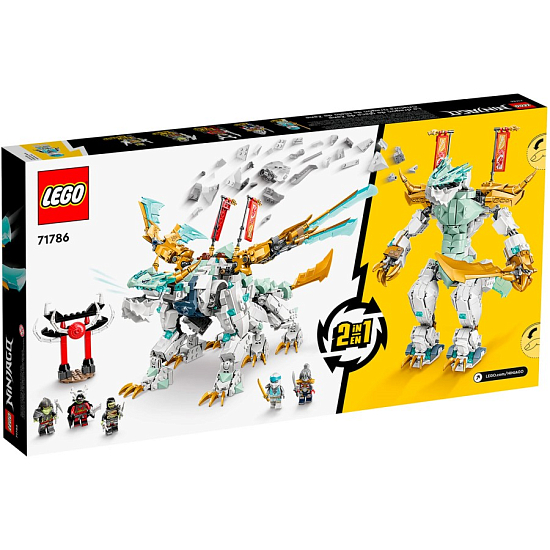 Конструктор LEGO NINJAGO 71786 Ледяной дракон Зейна