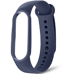 Силиконовый ремешок NONAME для Xiaomi Mi Band 5 Space Blue