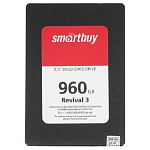 Накопитель SSD 2.5" 960Gb SMARTBUY Revival3 <SB960GB-RVVL3-25SAT3> (SATA3, up to 550/450Mbs, 3D TLC, PS3111, 7mm)