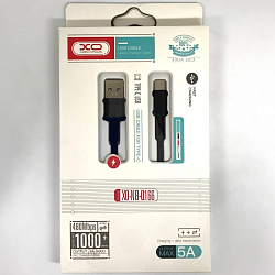 Кабель USB <--> Type-C  1.0м XO NB-Q166 черный