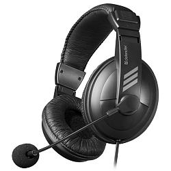 Наушники DEFENDER Gryphon 750U черные (арт.63752)