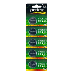Элемент питания PERFEO CR2032 BL-5 Lithium Cell
