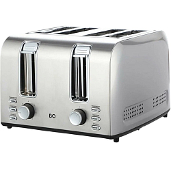 Тостер BQ T2001 Стальной-Черный