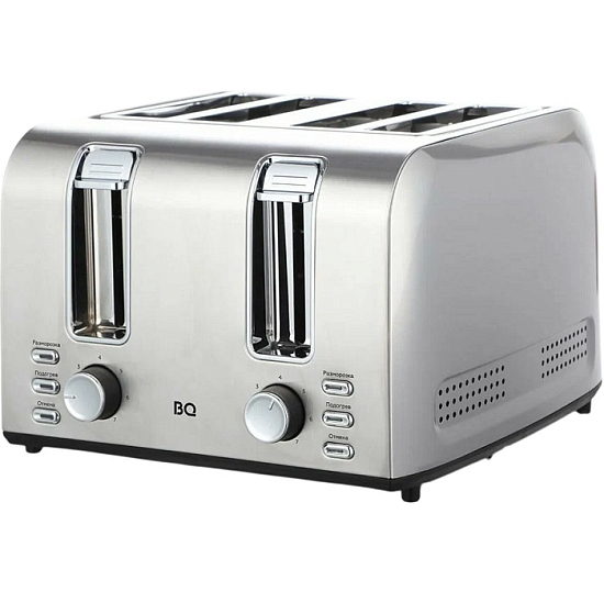 Тостер BQ T2001 Стальной-Черный