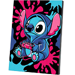 Картина по номерам на холсте с подрамником «Синий монстрик» 15×21 см