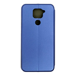 Чехол футляр-книга NONAME для Xiaomi Redmi Note 9 синий