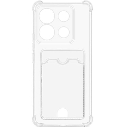 Силиконовый чехол DF для Xiaomi 14 DF xiCardCase-12 с отделением для карты