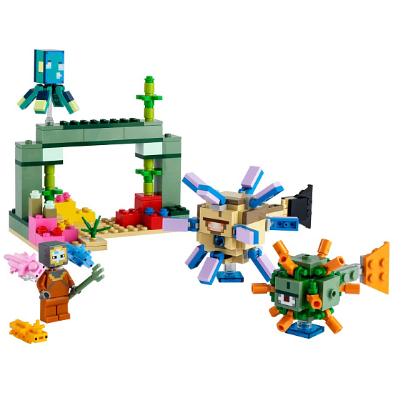 Конструктор LEGO Minecraft 21180 Битва со стражем
