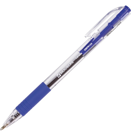 Ручка масляная   1,0мм,BRAUBERG 