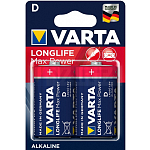Элемент питания VARTA LR20 BL-2 LONGLIFE MAX POWER (MAX TECH)