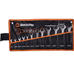 Набор рожковых ключей 12 шт. 6 - 32, в чехле ВИХРЬ 73/6/5/14