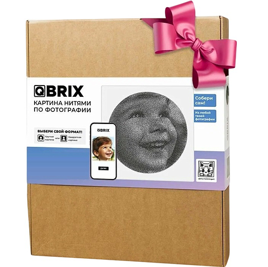 Картина QBRIX нитями по фото 41000