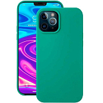 Силиконовый чехол DEPPA для iPhone 12 Pro Max, зеленый (Liquid Silicone)
