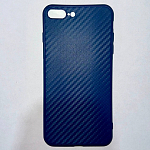Силиконовый чехол CARBON для iPhone 7/8 Plus синий