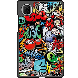 Чехол футляр-книга ZIBELINO для Honor Pad X7 (JMS-W09) 8,7" ("Граффити")