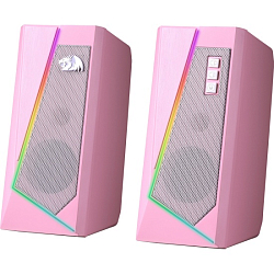 Колонки 2.0 REDRAGON Anvil розовый (2*3Вт)