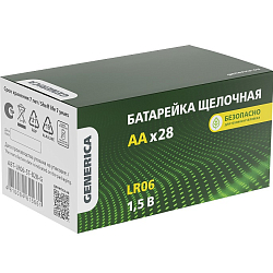 Элемент питания GENERICA LR06 Box-28 (28/672)