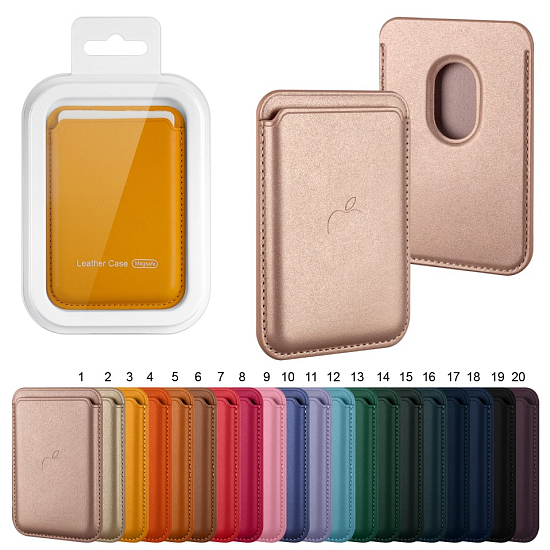 Кошелек для карт MagSafe Leather Wallet (МИКС)