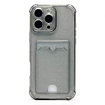 Задняя накладка SC300 для iPhone 16 Pro Max с карманом для пластиковых карт