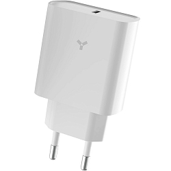 Сетевое ЗУ 1Type-C 3A ACCESSTYLE Basalt PD20W + QC3.0 белое