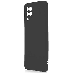 Задняя накладка SILICONE COVER для Samsung A22 черная