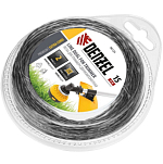 Леска для триммера двухкомпонентная квадрат 2,0мм 15 м EXTRA CORD// Denzel 96124