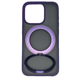 Задняя накладка HOCO AS1 Rotating Magnetic Case для iPhone 15 Pro purple