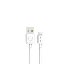 Кабель USB <--> Lightning  1.2м USAMS US-SJ228 U6 Candy color плоский, белый