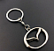 Брелок для ключей "MAZDA" металлический хром
