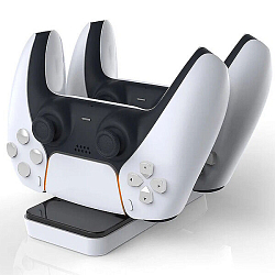 Зарядная станция для 2 геймпадов PS5 Dual Sense Charging Dock TP5-0591