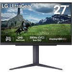 Монитор игровой 27" LG UltraGear 27GS85Q-B (IPS/ 2560x1440/ 200 Гц) черный
