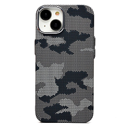 Задняя накладка Luxo Creative PC для iPhone 13/14 (126) (black/gray)