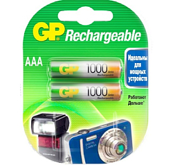 Аккумулятор GP R03 1000mAh BL-2 в пластиковой упаковке