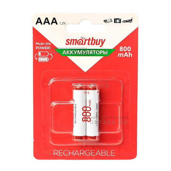 Аккумулятор SMARTBUY R03 800 mAh BL-2