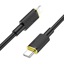 Кабель Lightning <--> Type-C  1.2м HOCO U109, черный, PD20W