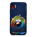 Задняя накладка SC335 для iPhone XR  (овечка) (dark blue) (227092)