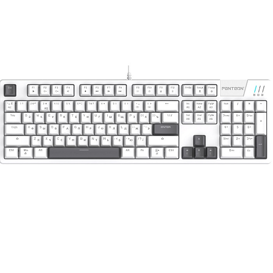 Клавиатура PANTEON T24 PRO RS HL White (228)
