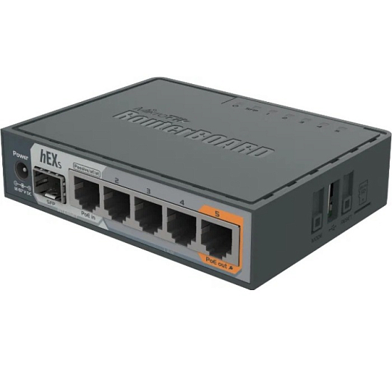 Маршрутизатор PoE MikroTikRB760iGS (HEX S)