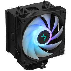 Кулер для процессора DEEPCOOL AG500 BK ARGB (R-AG500-BKANMN-G-1) (1700/1200/115X/AM5/AM4/ TDP 240W/ PWM/ ARGB/ Fan 120mm/ 5 тепл. трубок) RET