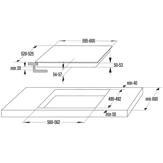 Варочная панель GORENJE ECT648ORAW